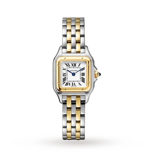 Replica Cartier Panthère de Cartier Women Quartz White 18ct Yellow Gold Watch W2PN0006