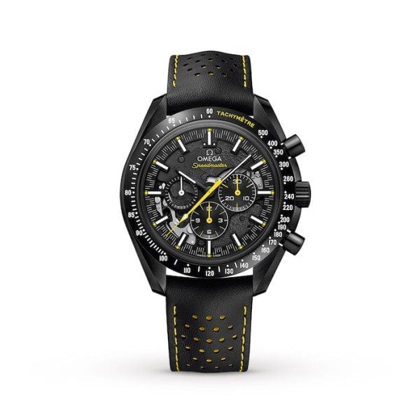 Replica Omega Speedmaster Men Automatic Black Leather Watch O31192443001001