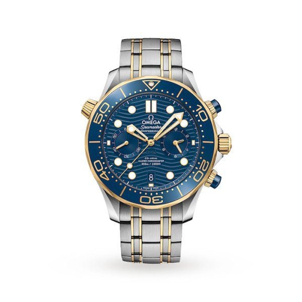 Replica Omega Seamaster Men Automatic Blue Stainless Steel Watch O21020445103001