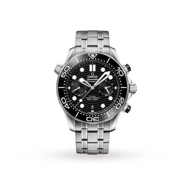 Replica Omega Seamaster Men Automatic Black Stainless Steel Watch O21030445101001