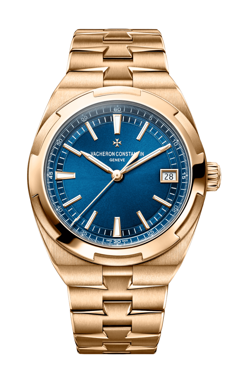 Replica vacheron constantin Overseas self-winding 41 mm Pink gold, 18K 5N pink gold