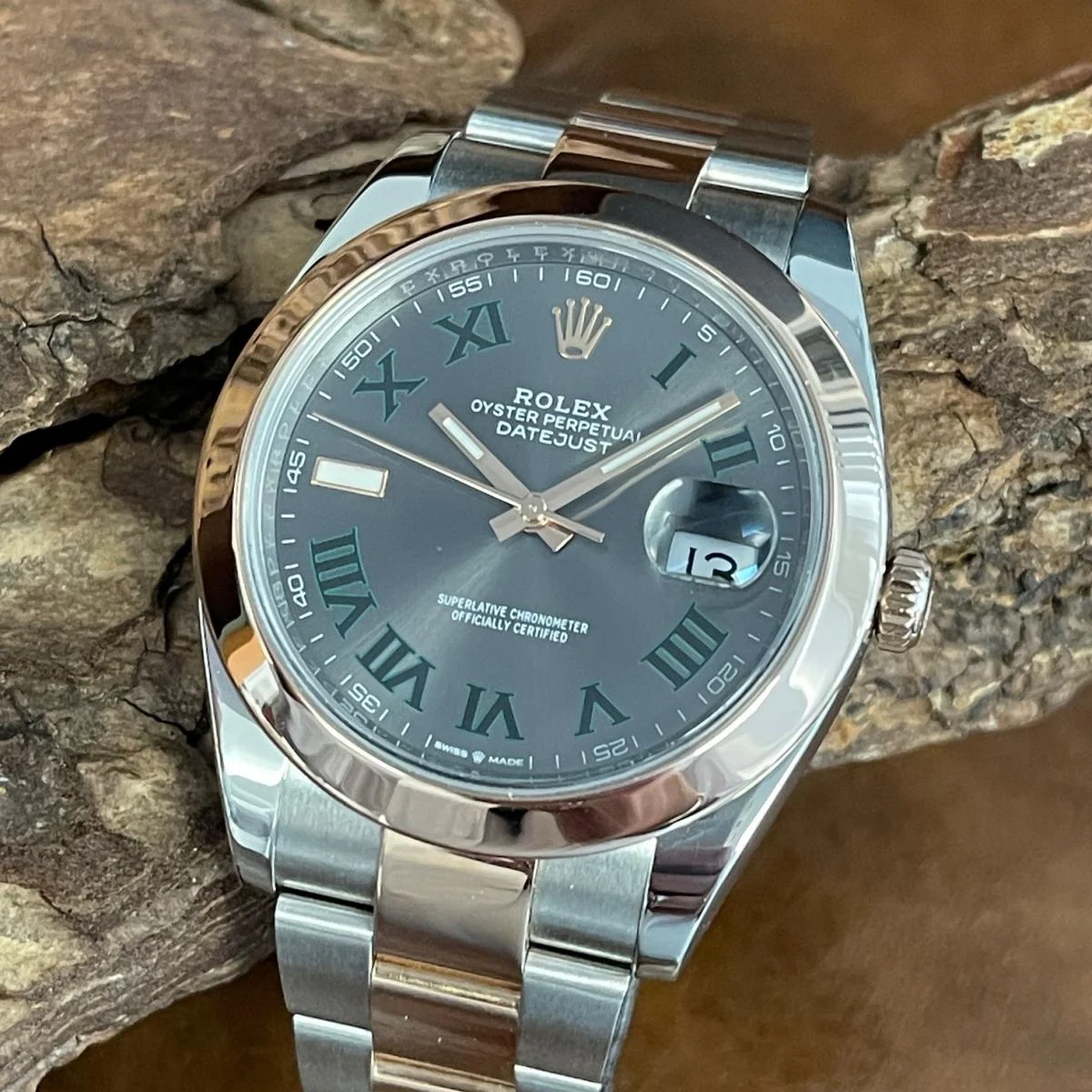 Replica Rolex Datejust 41 Grey Dial Jubilee
