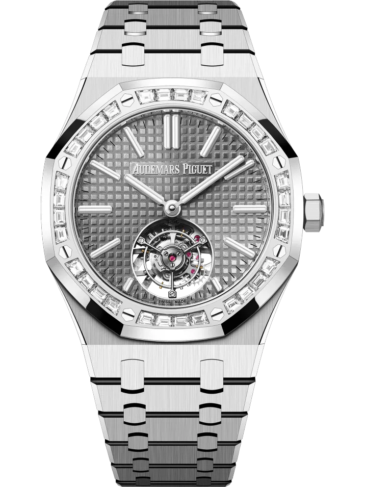 Replica AP Royal Oak White Gold Diamond Bezel 41mm