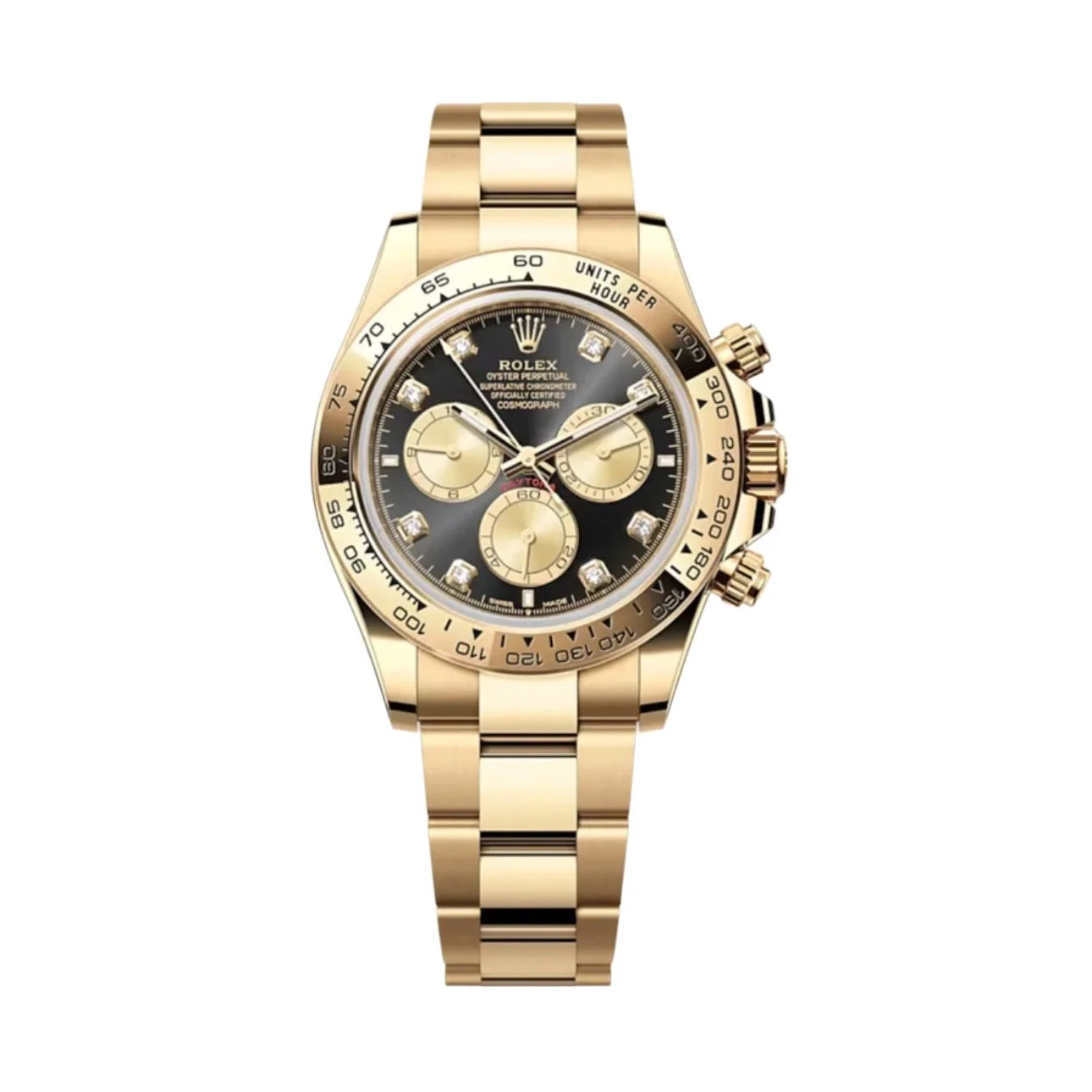 Superclone Rolex Daytona Bright black Dial 126508