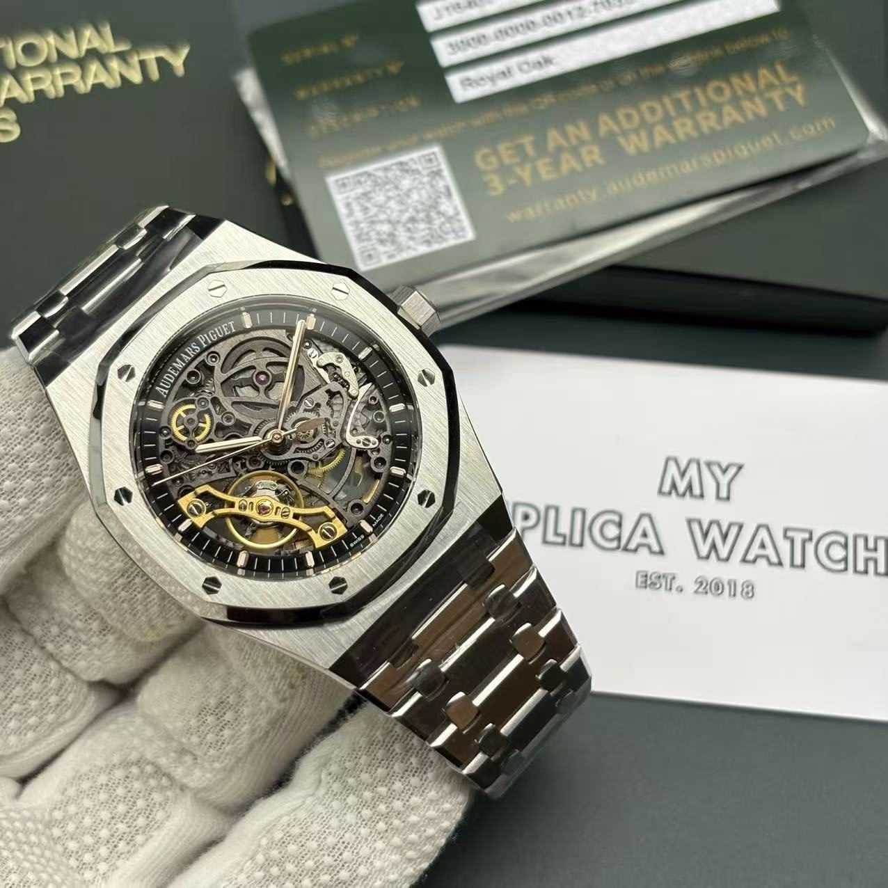 SUPER SWISS CLONE AUDEMARS PIGUET SKELETON WATCH (2026 updated model)