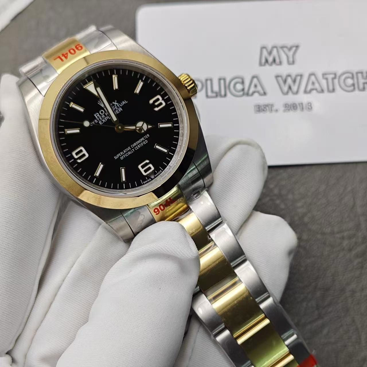 Replica Rolex Explorer 124273 Black Dial