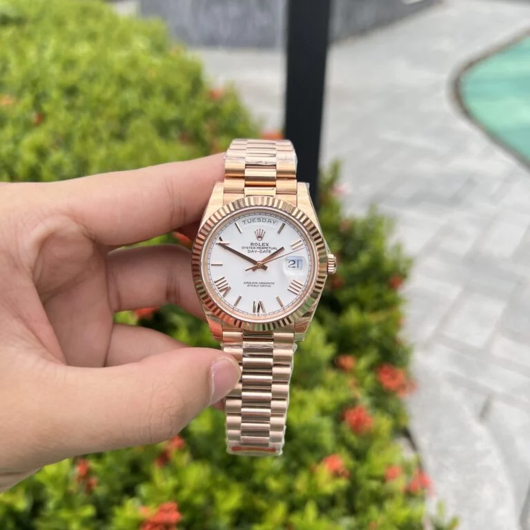 Replica Rolex Day-Date 40 Black Dial