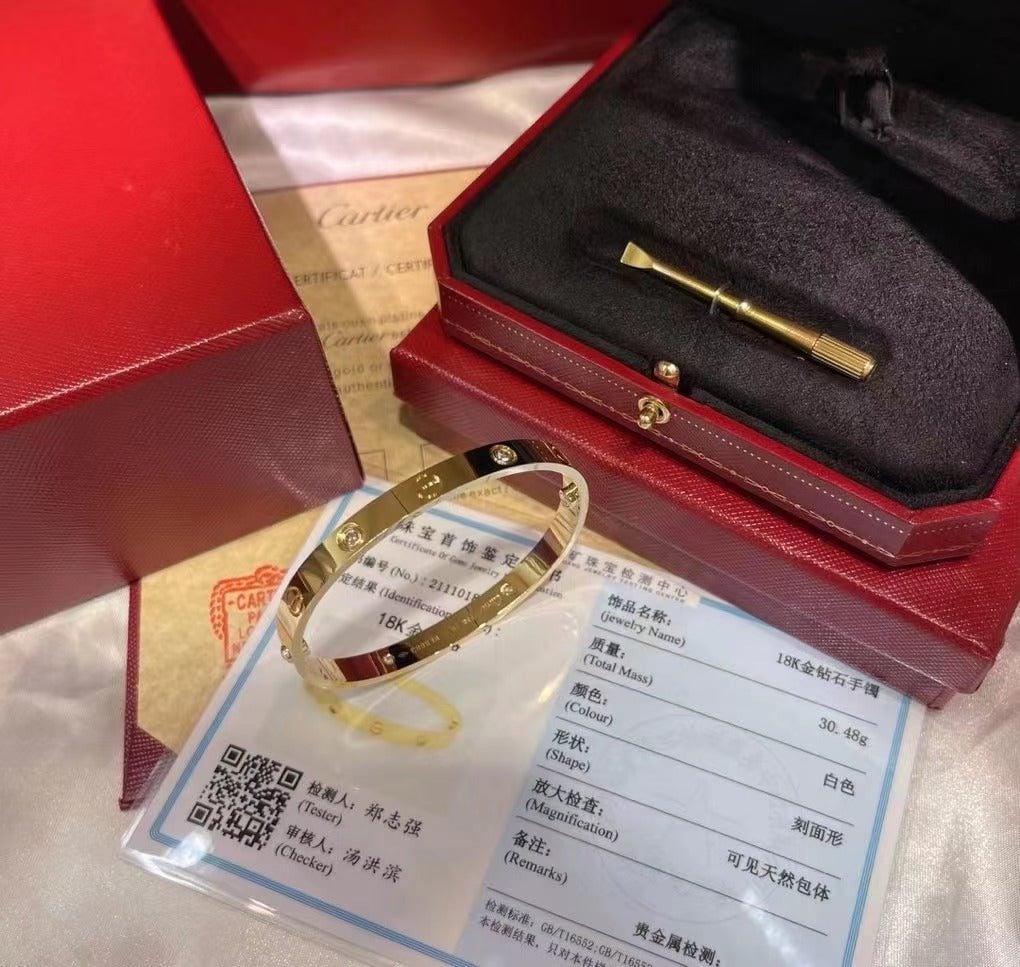 Cartier Love/Nail Bracelet Best Clone Replica B6035516 | Newest Version