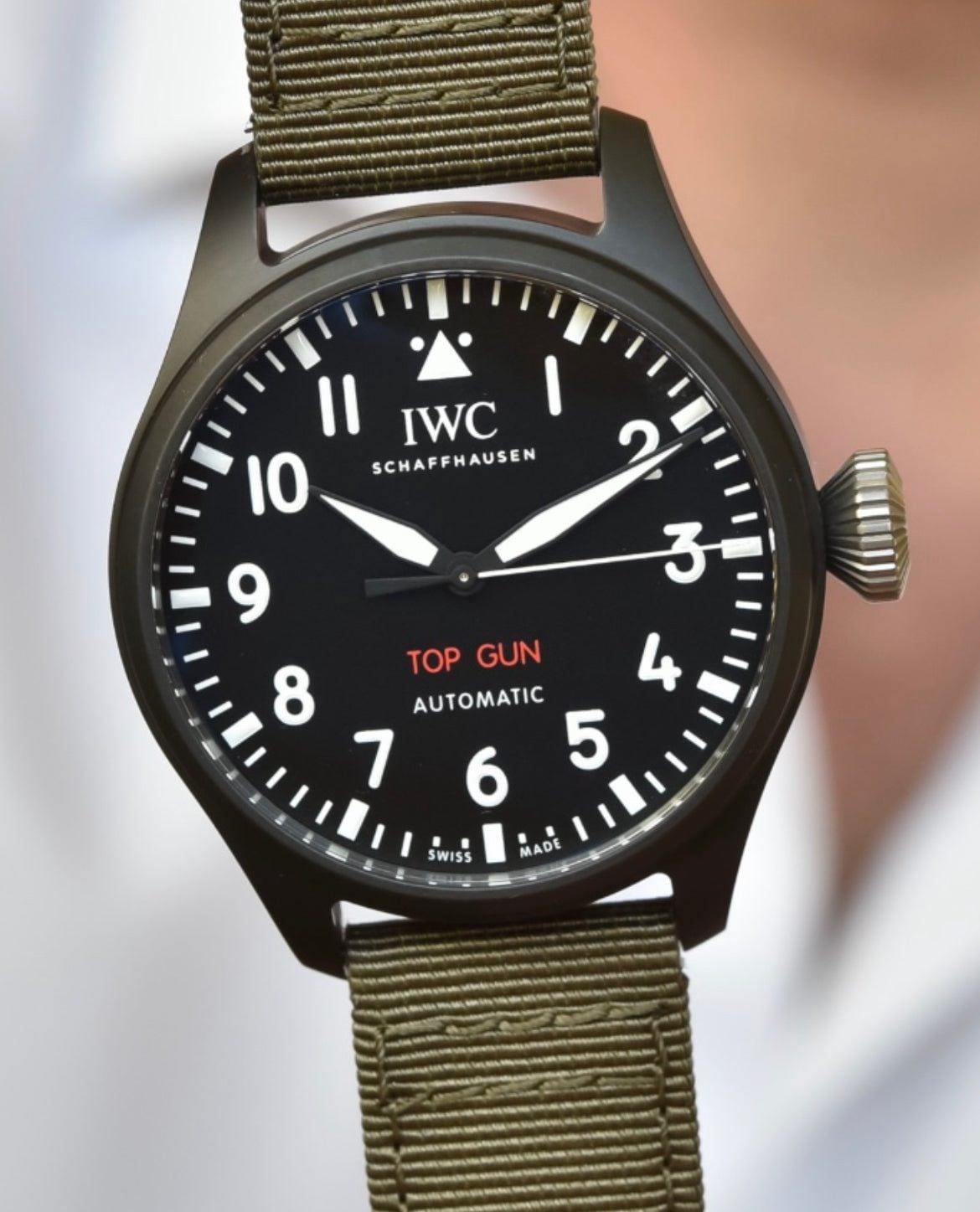 IWC Pilot Top Gun 2022 Replica IW326901 Replica Black Ceramic 2022