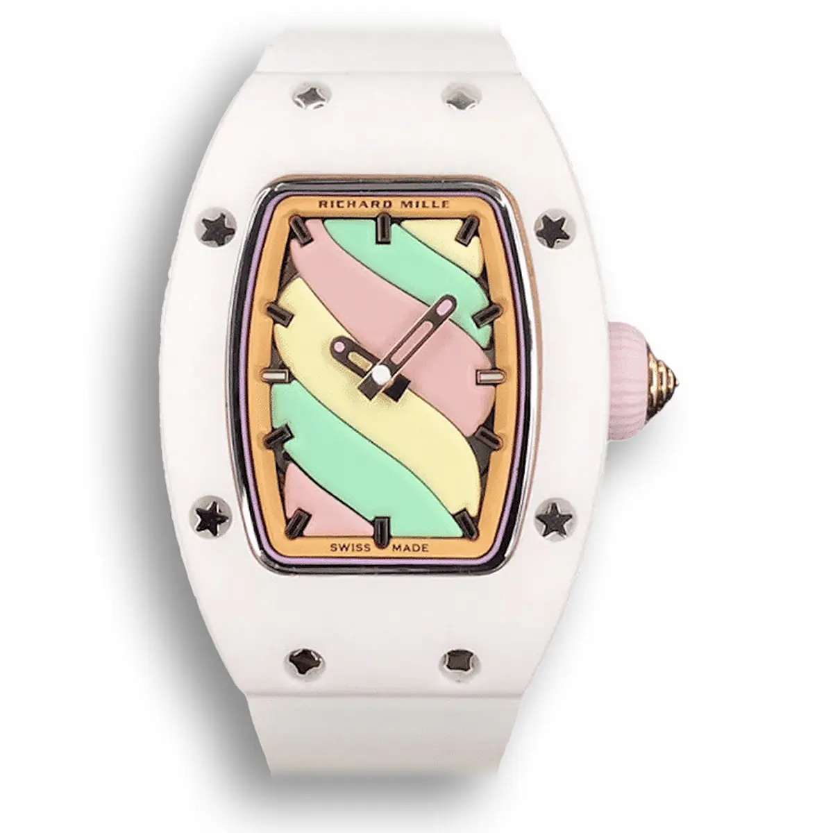 Replica RM 07-01 Bon Bon White Ceramic Case