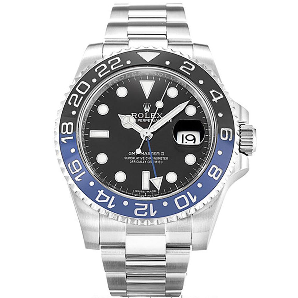 Replica Swiss Clone Rolex GMT Master 2 Batman / Batgirl