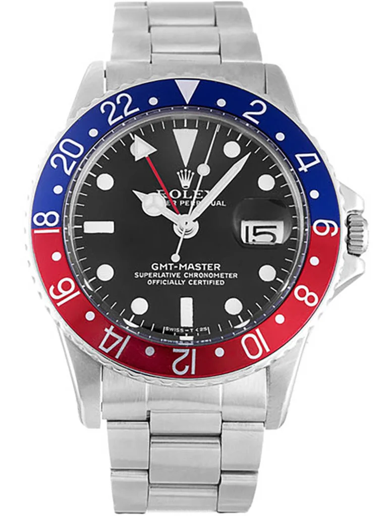 Replica Rolex GMT-Master Black Dial 16710 “Pepsi”