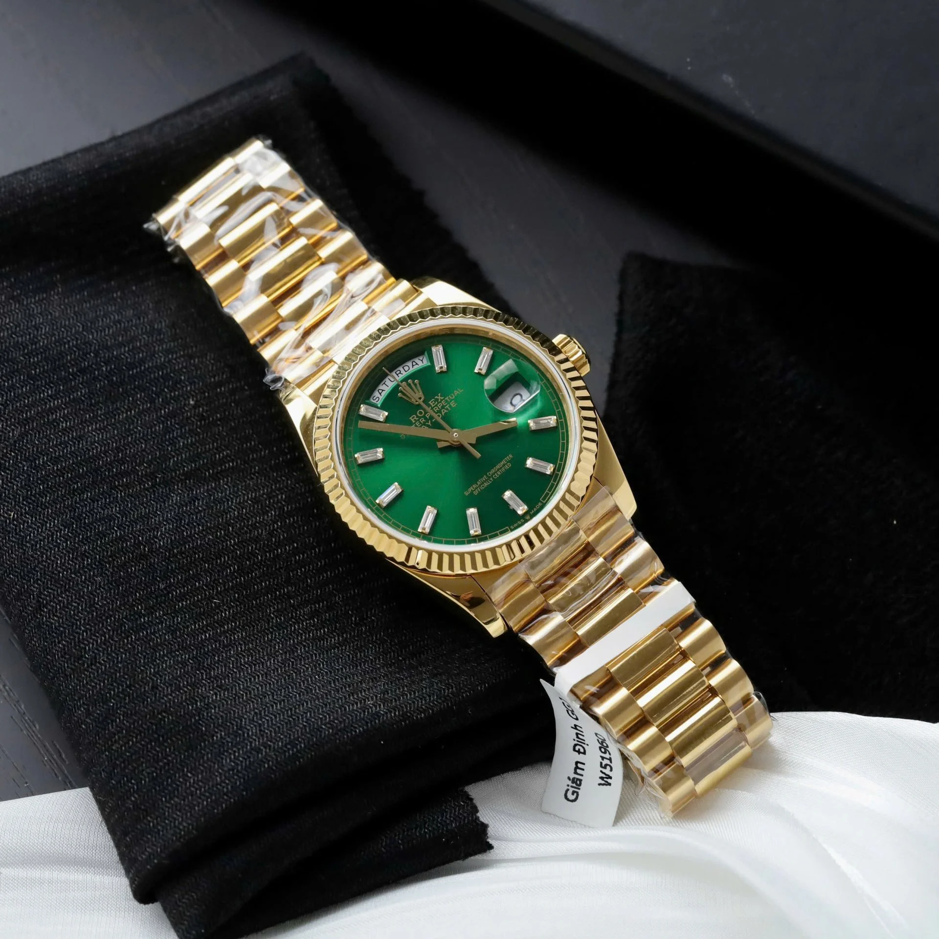 Replica Rolex Day-Date II Green Dial 128238 36mm