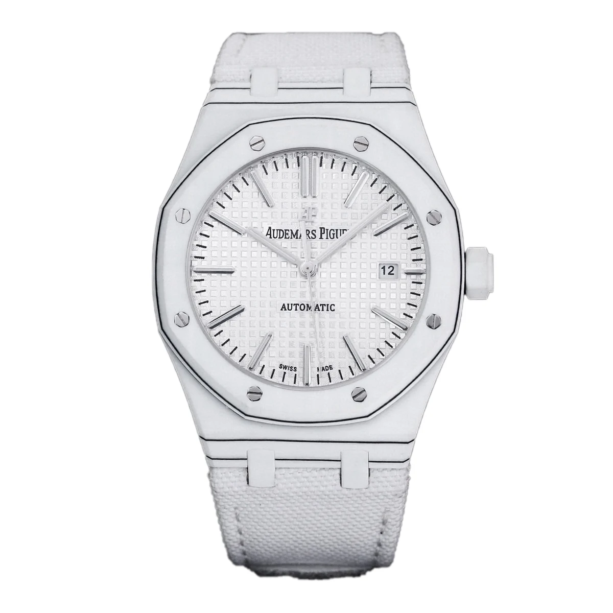 Replica AP Royal Oak White Carbon White Dial 41mm