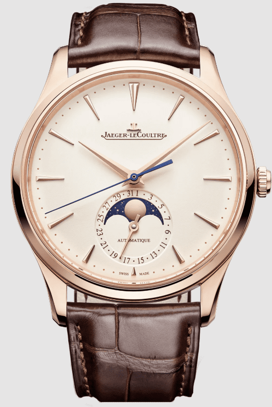 Jaeger-LeCoultre Master Ultra Thin Moon Rose Gold Super Clone Replica