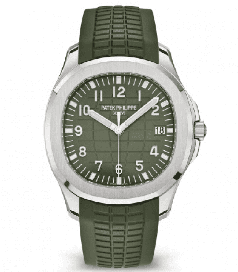 Top Swiss Replica Patek Philippe Aquanaut Green Strap