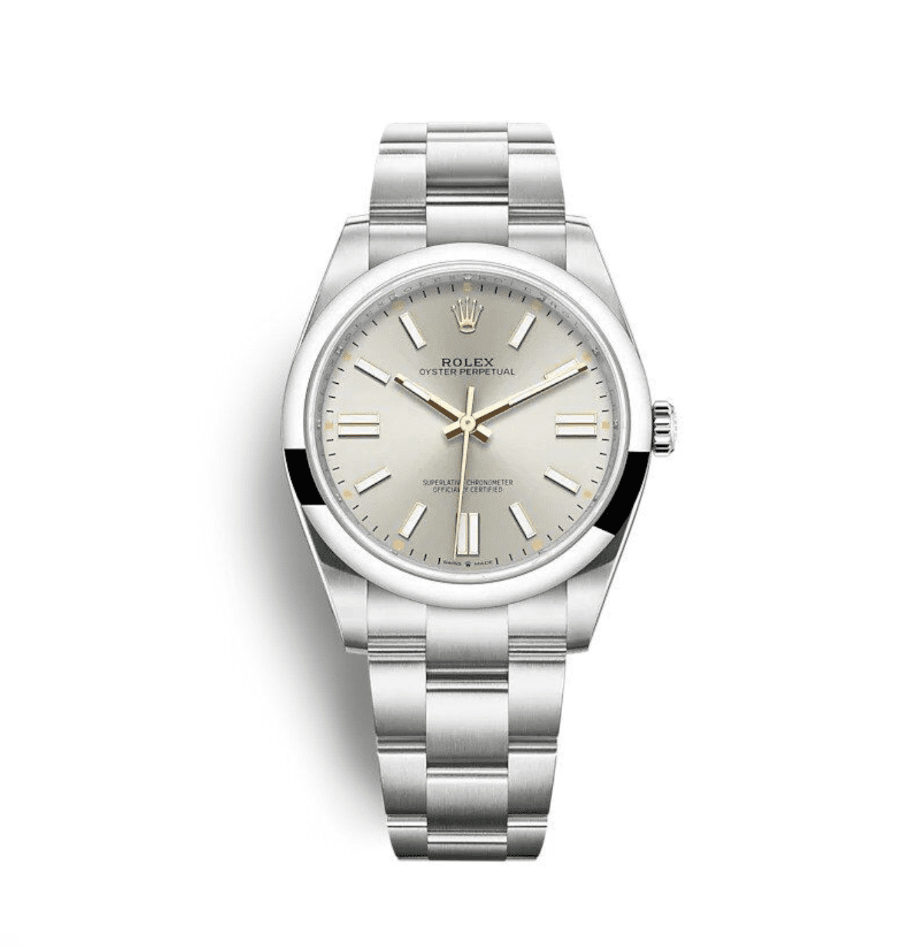 Rolex Oyster Perpetual 41mm Silver Replica