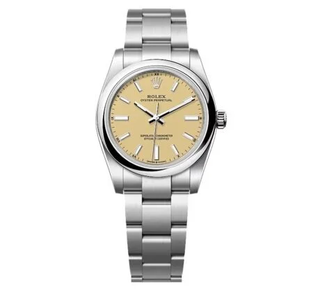 Superclone Rolex Oyster Perpetual 277200 Beige Dial