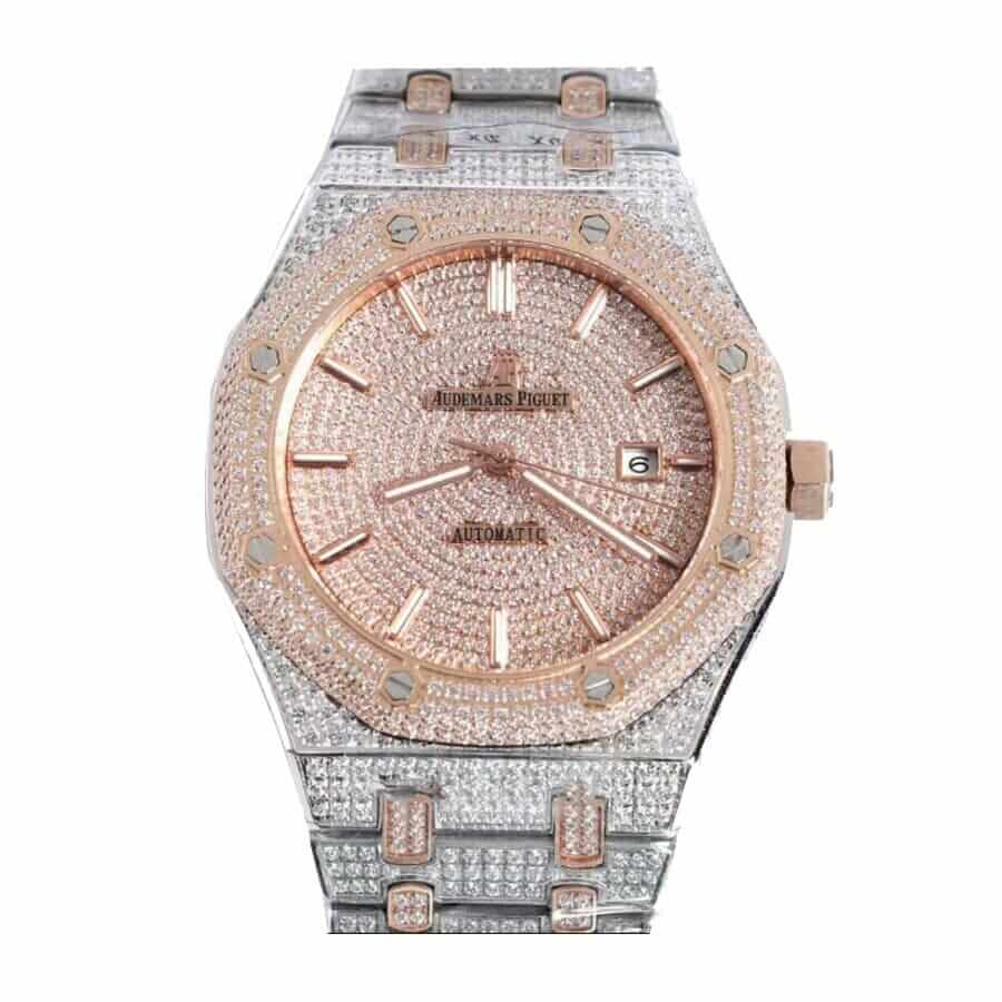 Replica Audemars Piguet Royal Oak Selfwinding 15400SR.OO.1220SR.01 Iced Out