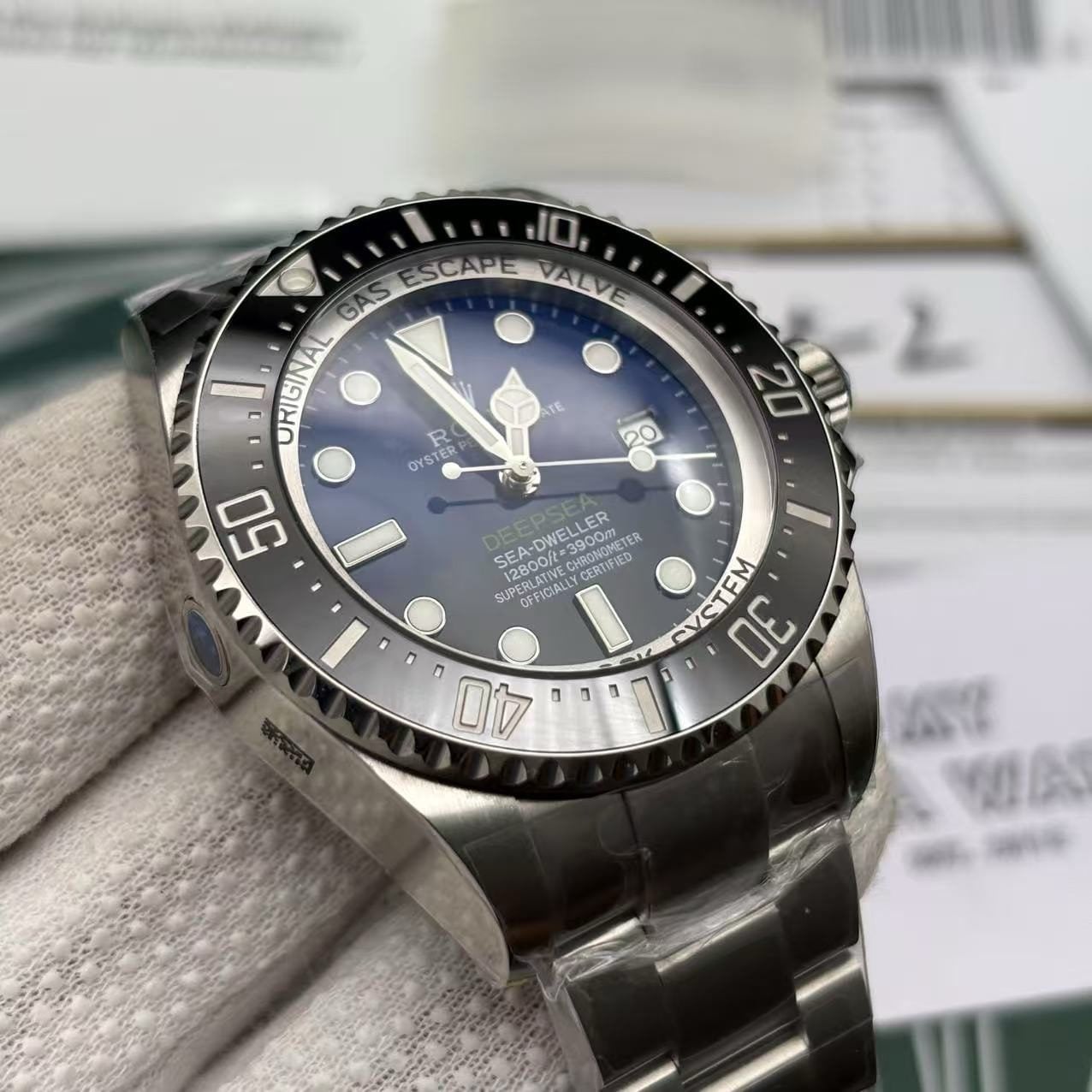 Rolex Deepsea Swiss Clone – Silver/Dark Blue