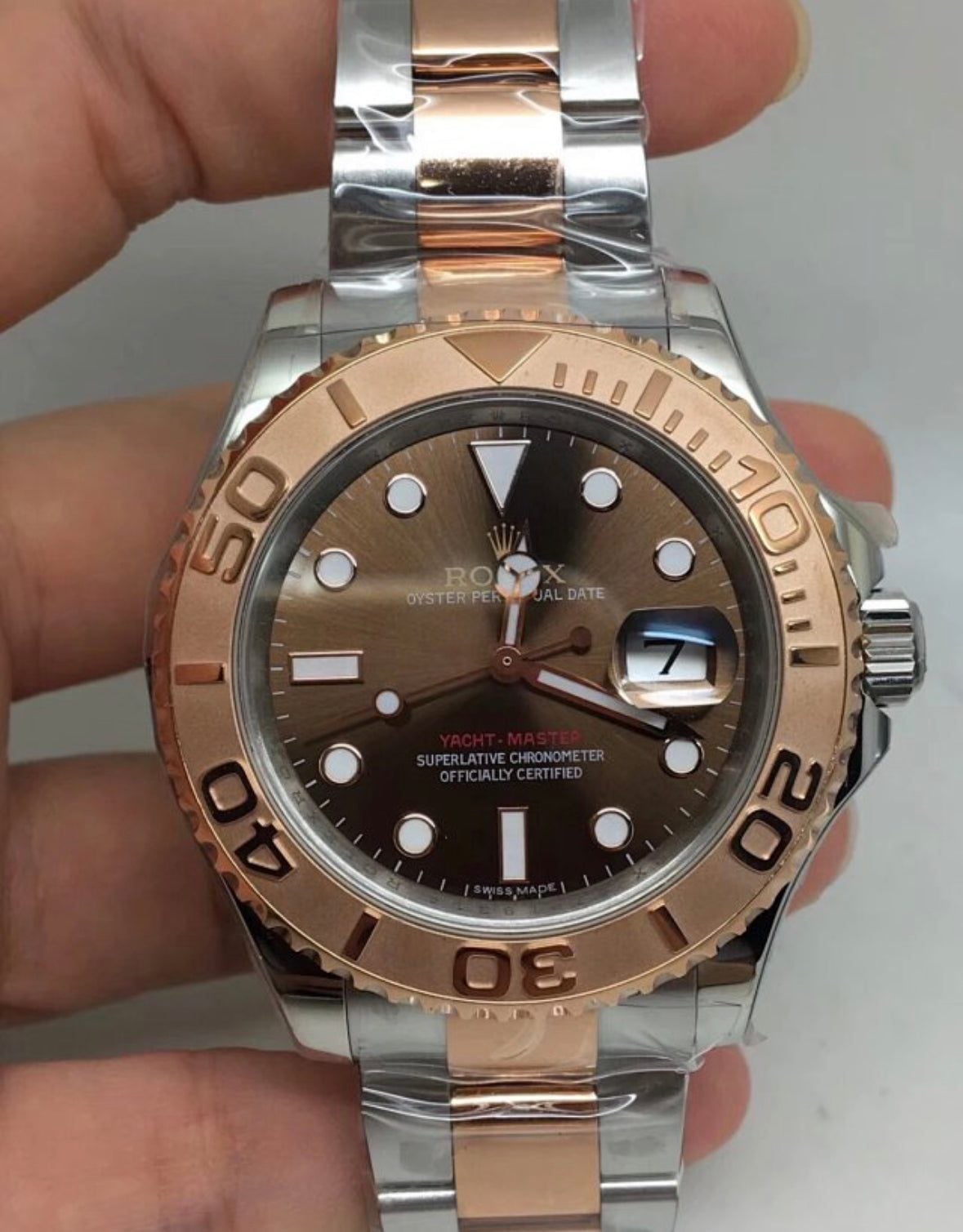 Replica Clone Rolex Yacht-Master 40 Chocolate Dial 126621