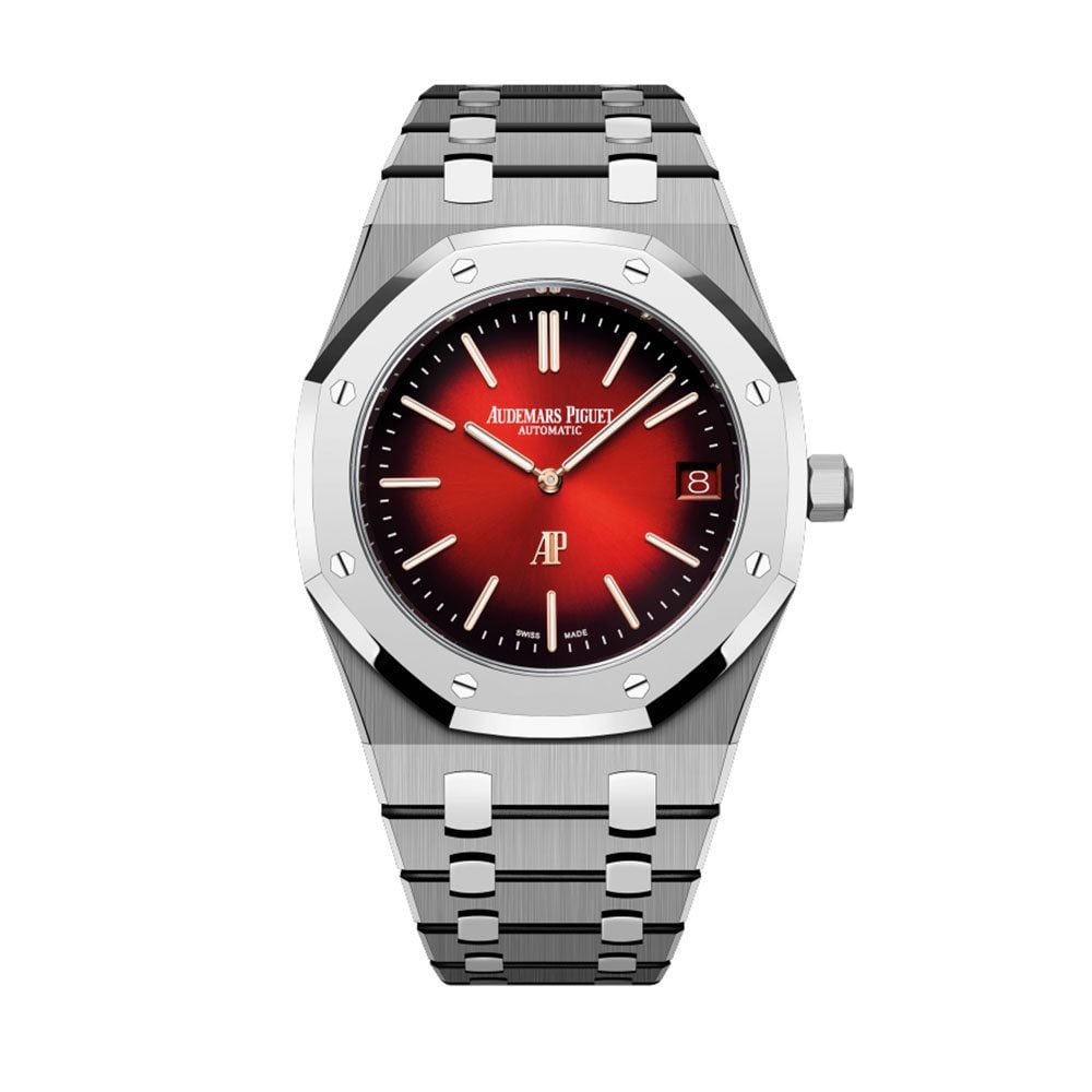 Replica Audemars Piguet Royal Oak Jumbo Extra-Thin Red Dial