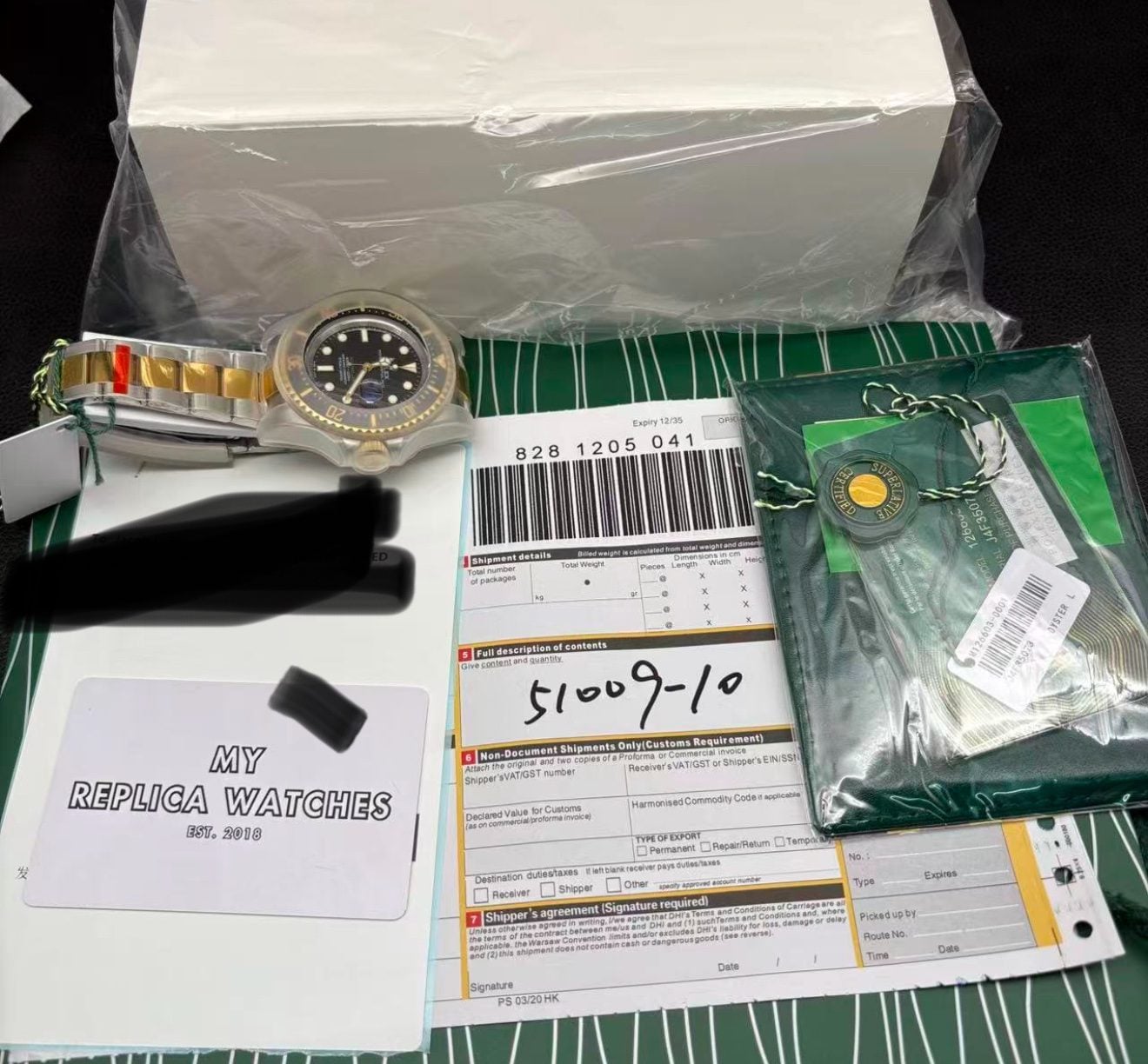 Replica Rolex Sea Dweller DeepSea 126603 2019 Two-Tone Clone