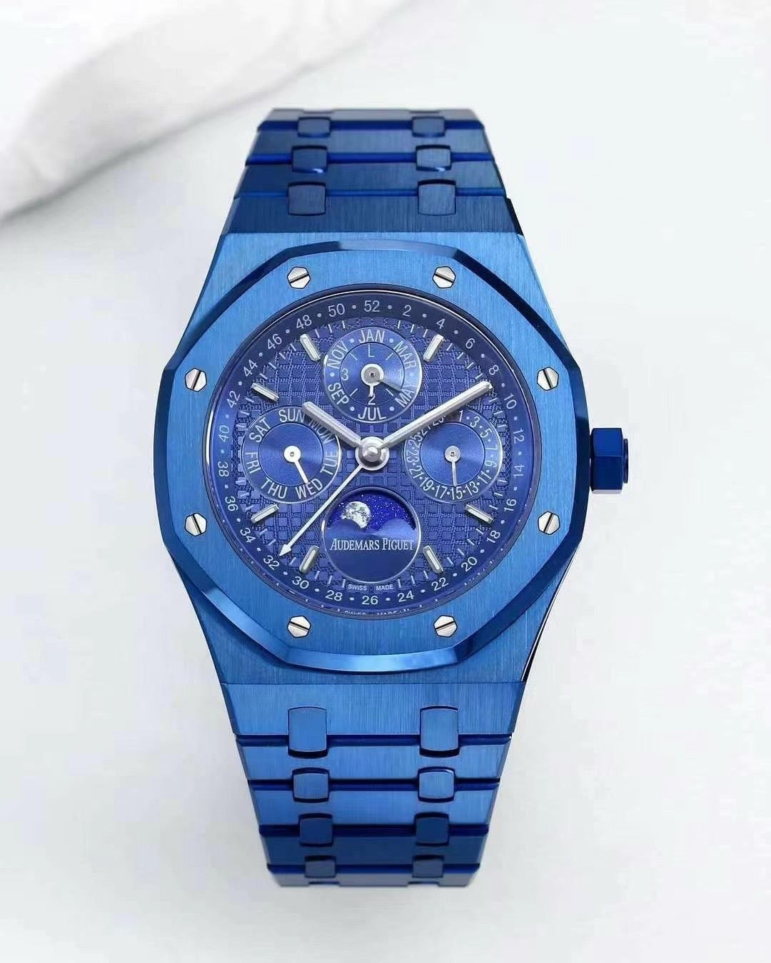 Super Clone Audemars Piguet Royal Oak Perpetual Calendar Blue ( + Video )