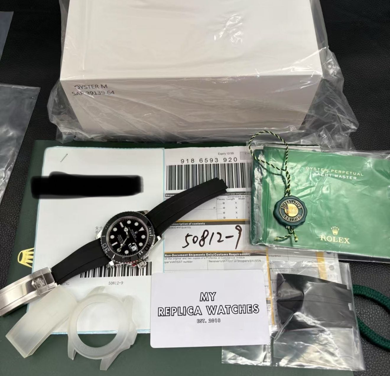 Replica Rolex YACHT-MASTER 42 White gold 2022
