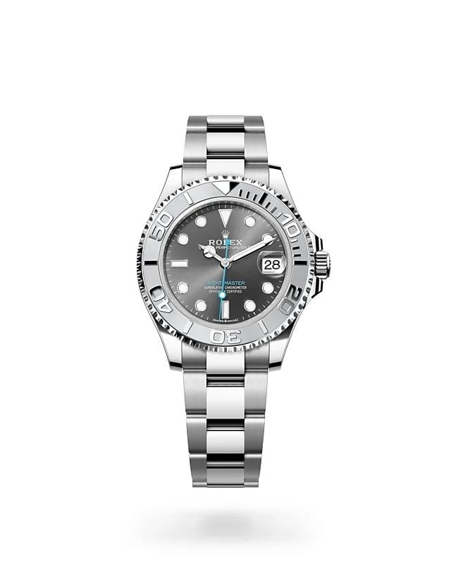 Replica ROLEX YACHT-MASTER 1 PLATINUM & STAINLESS STEEL