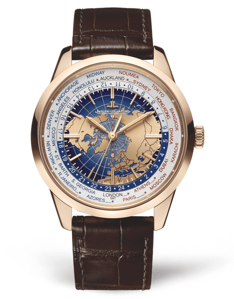 Jaeger-LeCoultre – Blue Lacquer Dial, Pink Gold and Leather