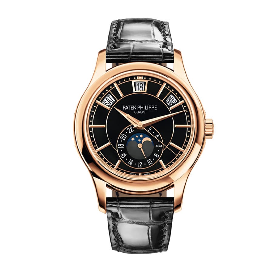 Patek Leather Black 5205R-010 Super Clone