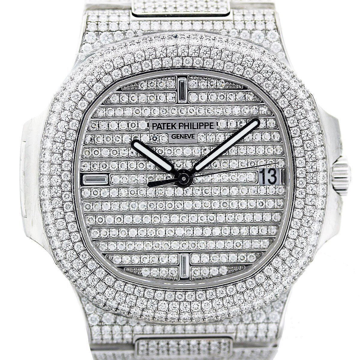 Replica Patek PHILIPPE NAUTILUS 5719/1G DIAMOND WATCH