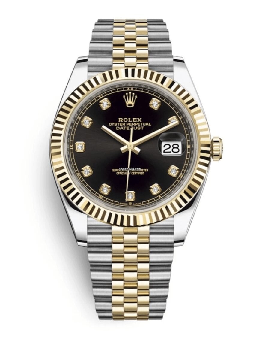 Replica Rolex Datejust – Silver/Gold Black