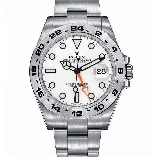 Replica Rolex Explorer 2 White Dial