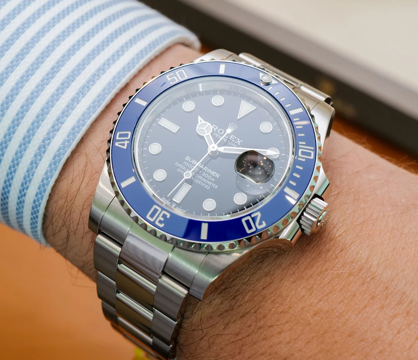 Replica Rolex Submariner “Cookie Monster” Black Dial 126619LB Superclone