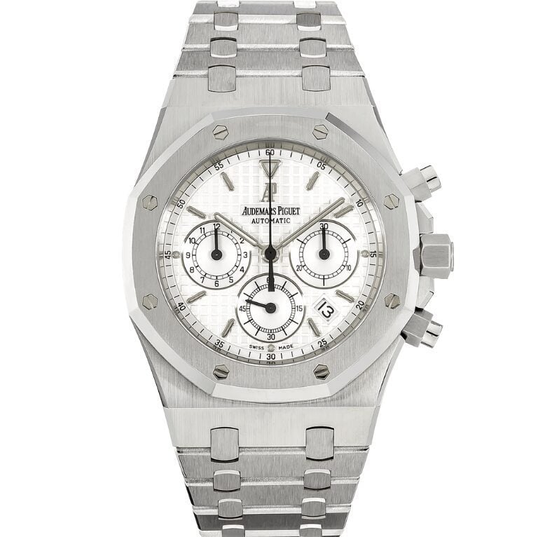 Replica Royal Oak – Silver/White Chronograph