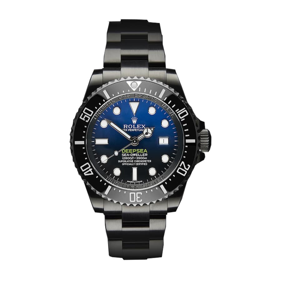 Replica Rolex Deepsea Sea-Dweller Black PVD 116660 D-Blue