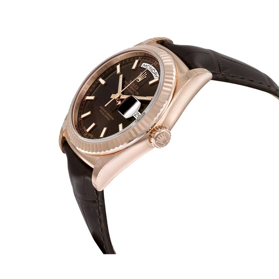 Replica Rolex Day-Date 118135 V5 Brown Dial